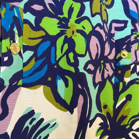 LILLY PULITZER Floral Dress in Size 2 - Picture 8 of 11